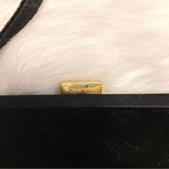 Vintage Hillard & Hanson Black Velvet Mini Small Shoulder Bag - Picture 7 of 13